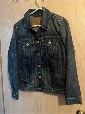 Levi's Dark Indigo Washed Denim Jacket